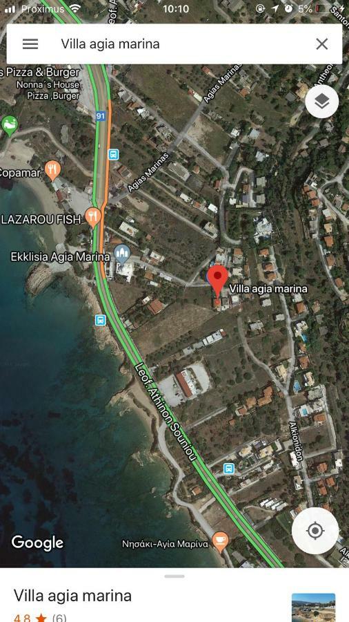 Villa Agia Marina 5M Walk To The Beach With Private Pool Dış mekan fotoğraf